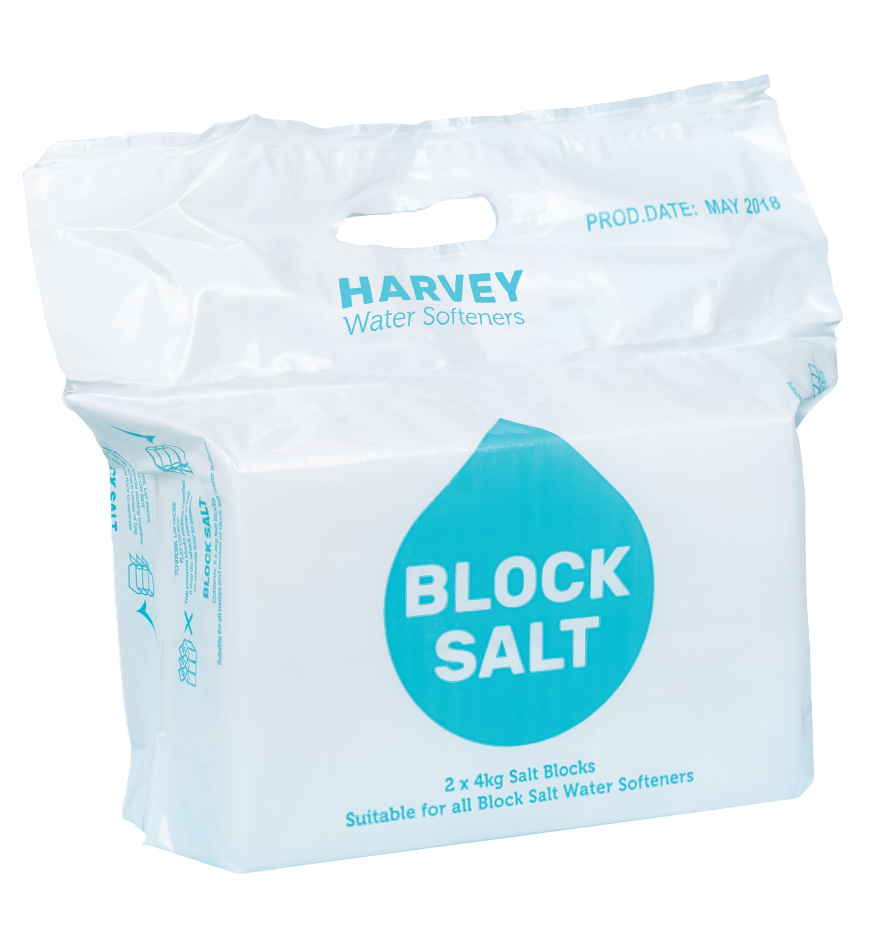 Harvey Block Salt for Water Softeners — 6 Bag Pack | UK Wide Delivery